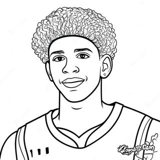 Lamelo Ball Coloring Page 20591-19095