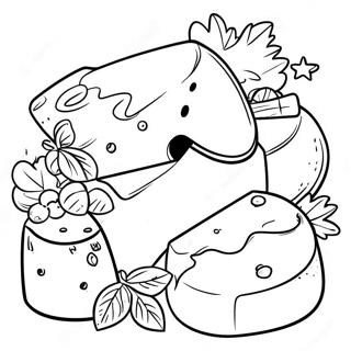 Cheese Coloring Page 20631-19126