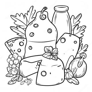 Cheese Coloring Page 20631-19128