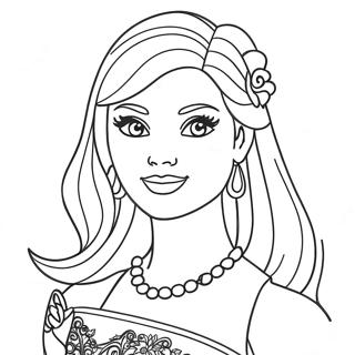 Barbie Movie Coloring Page 20701-19183