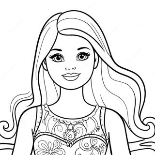 Barbie Movie Coloring Page 20701-19184