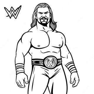 Wwe Coloring Page 20711-19191