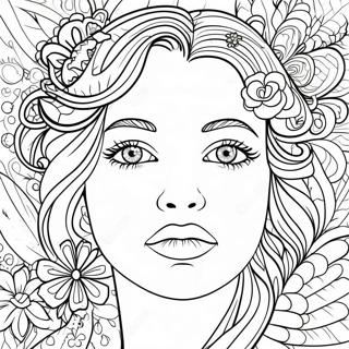 Face Coloring Page 2071-1698