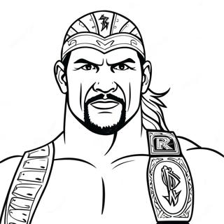 Wwe Coloring Page 20751-19222