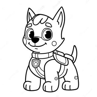 Rocky Paw Patrol Coloring Pages