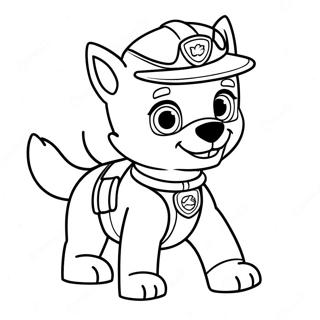 Rocky Paw Patrol In Action Coloring Page 20783-19241