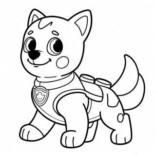 Rocky Paw Patrol In Action Coloring Page 20783-19242