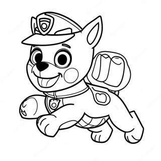 Rocky Paw Patrol In Action Coloring Page 20783-19243