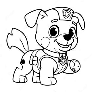 Rocky Paw Patrol In Action Coloring Page 20783-19244