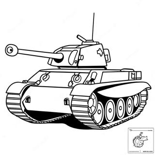 Ww2 Tank Coloring Pages