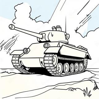 Ww2 Tank Coloring Page 20792-19246