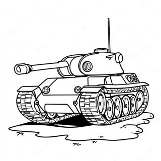 Ww2 Tank Coloring Page 20792-19247