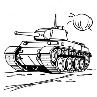 Ww2 Tank Coloring Page 20792-19248