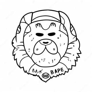 Bape Logo Coloring Page 20812-19262