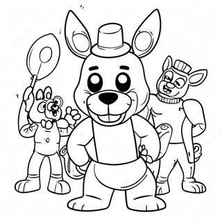 Fnaf Security Breach Coloring Page 2081-1706