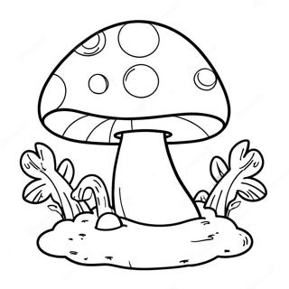 Mario Mushroom Coloring Page 20822-19270