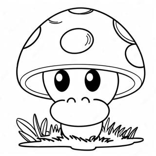 Super Mario Colorful Mushroom Coloring Page 20823-19274