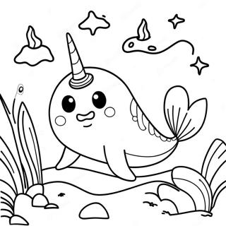 Not Quite Narwhal Coloring Page 20842-19286