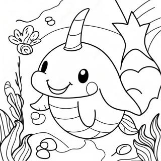 Not Quite Narwhal Coloring Page 20842-19287