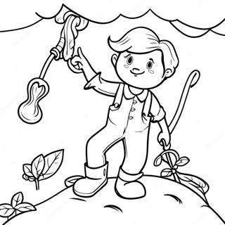 Jack And The Beanstalk Coloring Pages