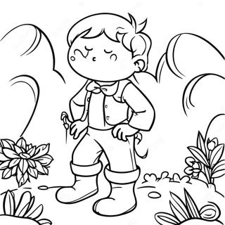 Jack And The Beanstalk Coloring Page 20862-19304