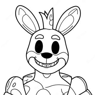 Nightmare Bonnie Coloring Page 20872-19310