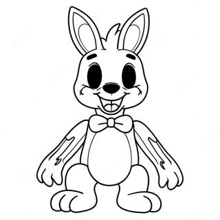 Nightmare Bonnie Coloring Page 20872-19312