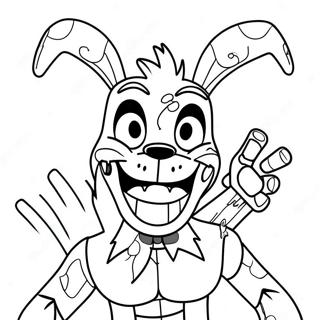 Scary Nightmare Bonnie Coloring Page 20873-19313