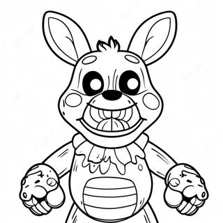 Scary Nightmare Bonnie Coloring Page 20873-19316