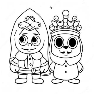 Vlad And Niki Adventure Coloring Page 20883-19323