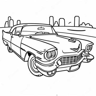 Cadillac Coloring Page 20912-19344