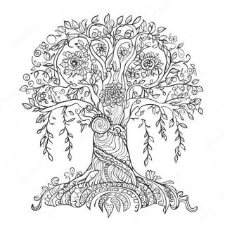 Tree Of Life Coloring Pages