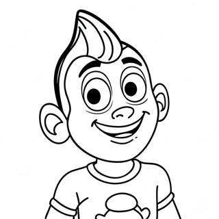 Jimmy Neutron Coloring Page 20932-19360