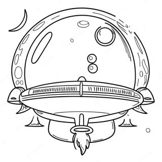 Spaceship Coloring Pages