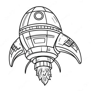 Spaceship Coloring Page 20942-19368