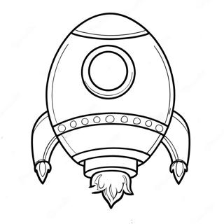 Rocket Spaceship Coloring Page 20943-19370