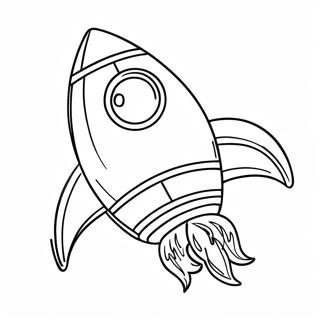 Rocket Spaceship Coloring Page 20943-19371