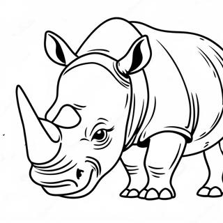 Rhino Coloring Page 20952-19374