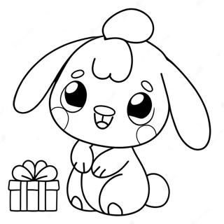 Cinnamoroll Christmas Coloring Page 20962-19383