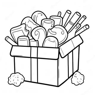 Sticky Lankybox Coloring Page 20982-19398