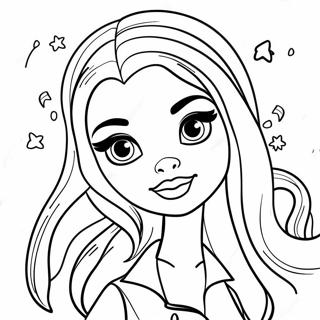 Fashion Bratz Coloring Page 20992-19406