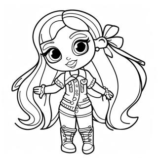 Trendy Bratz Fashionista Coloring Page 20993-19410