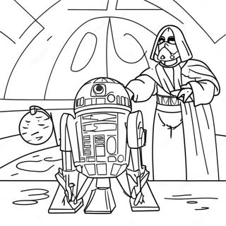 Star Wars Christmas Coloring Page 21002-19415