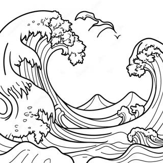 Tsunami Coloring Page 21032-19439