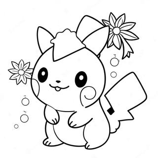 Christmas Pokemon Coloring Page 21052-19455