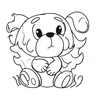 Huggy Wuggy Coloring Page 21072-19472