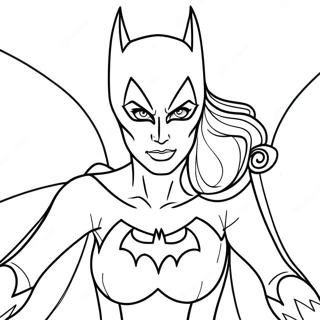 Batgirl Coloring Page 21082-19474