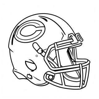 Chicago Bears Football Coloring Page 21093-19485