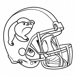 Chicago Bears Football Coloring Page 21093-19487