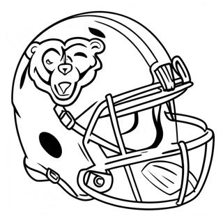 Chicago Bears Football Coloring Page 21093-19488